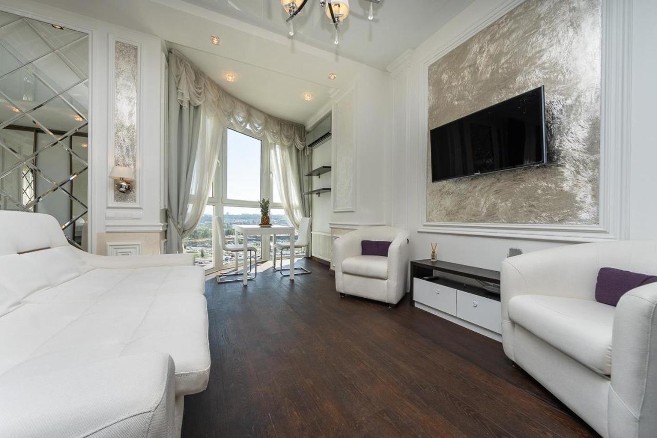 Exquisite Panoramic Views Apartment Dnipro Embankment Kiev Eksteriør bilde