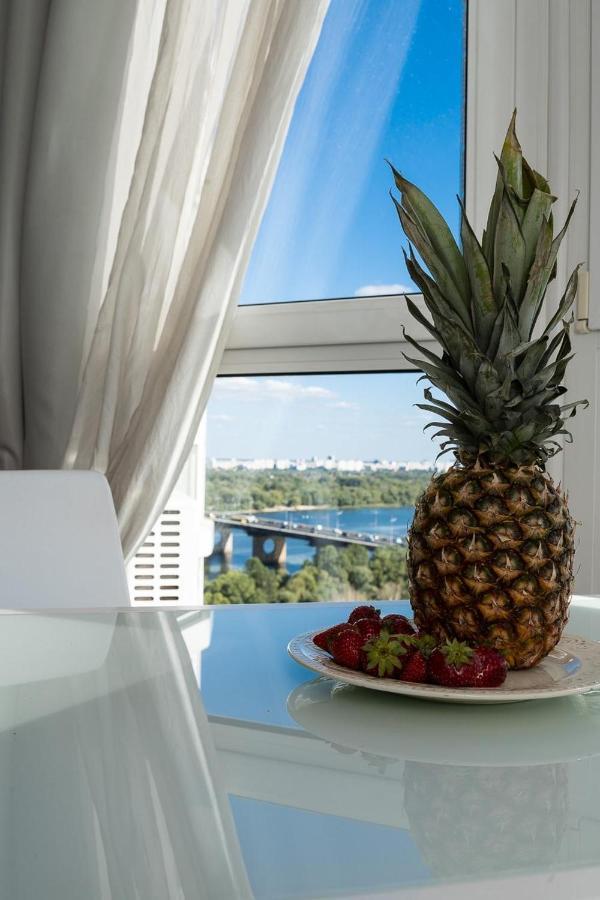 Exquisite Panoramic Views Apartment Dnipro Embankment Kiev Eksteriør bilde