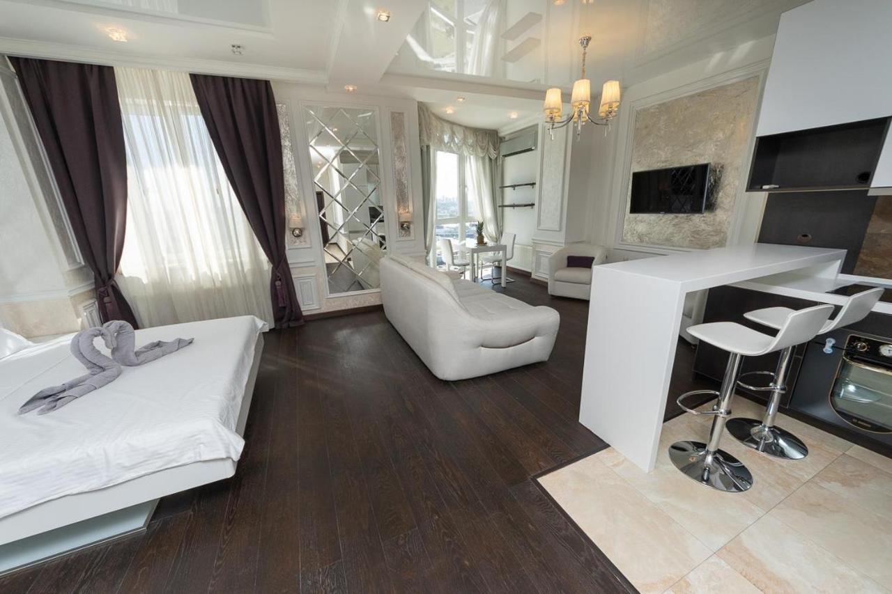Exquisite Panoramic Views Apartment Dnipro Embankment Kiev Eksteriør bilde